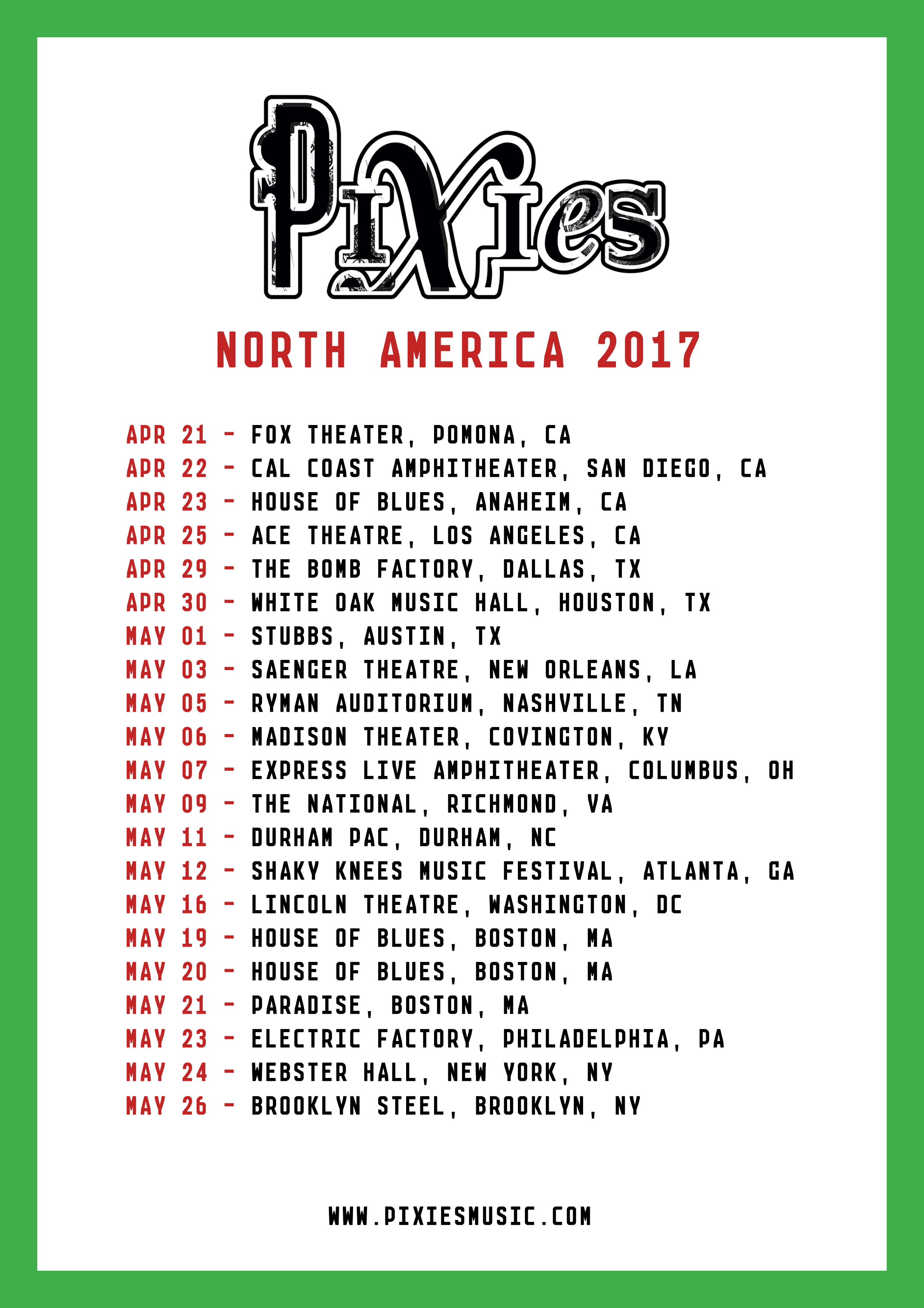 pixies 1st leg